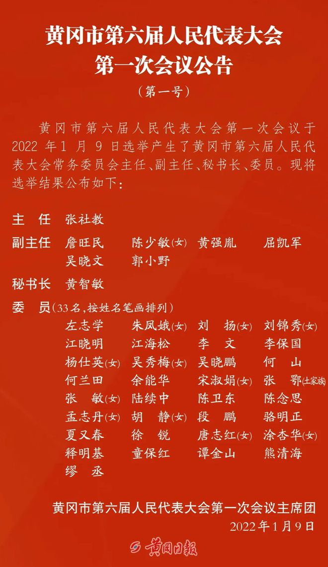 湖北省黄冈市人事任命揭晓，推动城市发展的新一轮力量布局布局启动